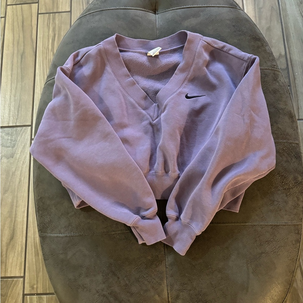 Nike cropped sweater